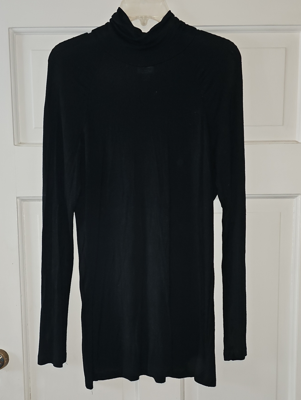 Worthington Black Long Sleeve Turtleneck Top
